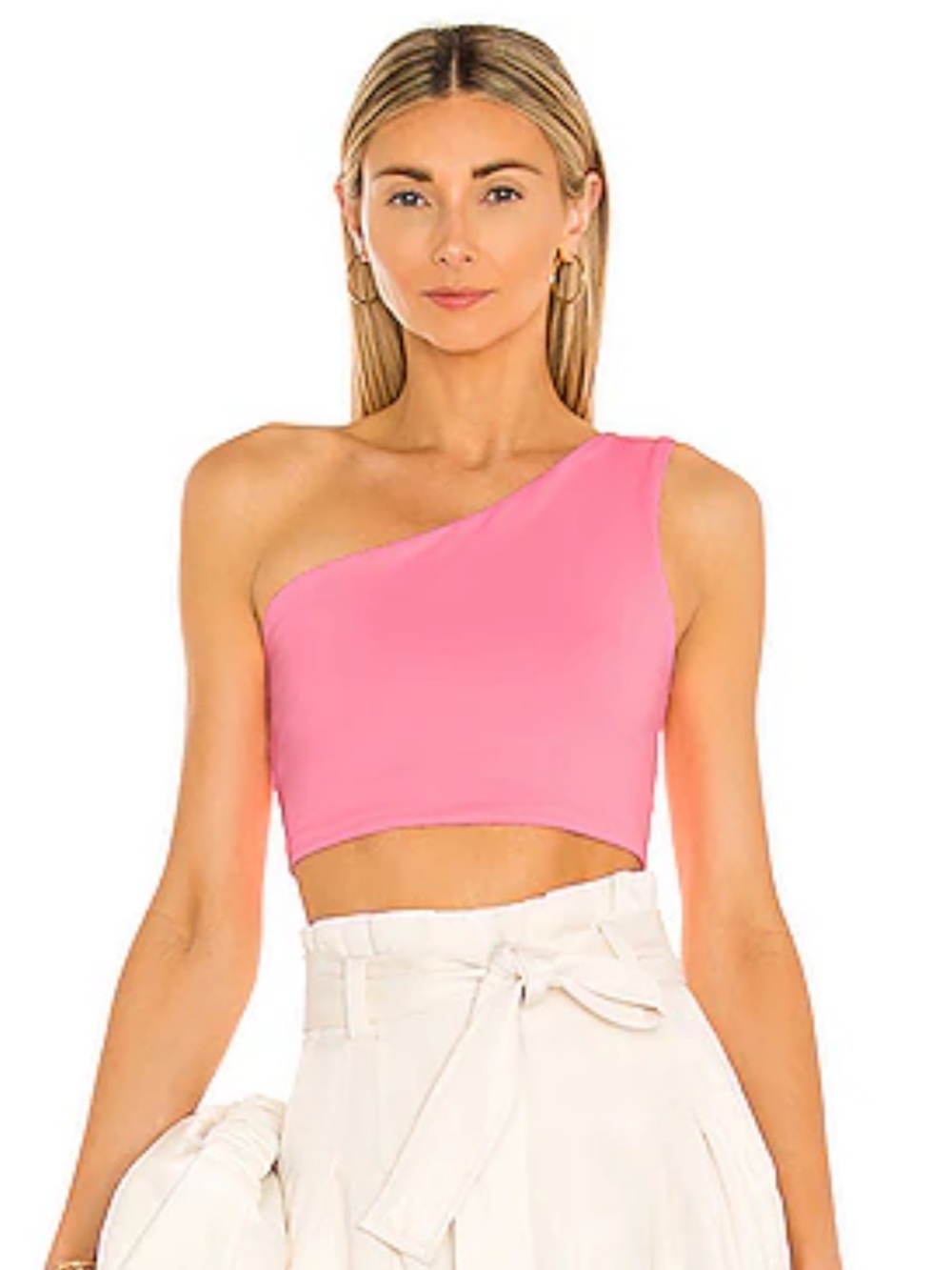 Susana Monaco Crop Top in Knockout neon Pink